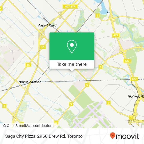 Saga City Pizza, 2960 Drew Rd map