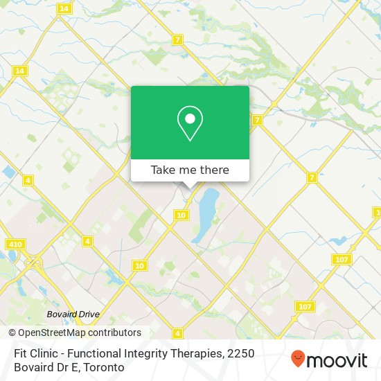 Fit Clinic - Functional Integrity Therapies, 2250 Bovaird Dr E map