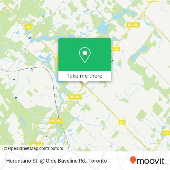Hurontario St. @ Olde Baseline Rd. map