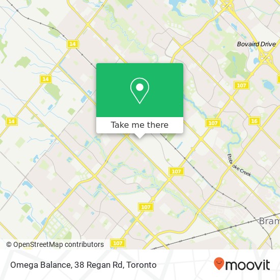 Omega Balance, 38 Regan Rd map