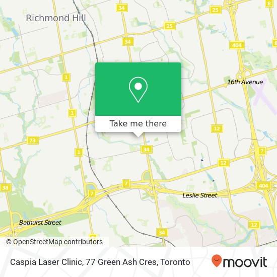 Caspia Laser Clinic, 77 Green Ash Cres map