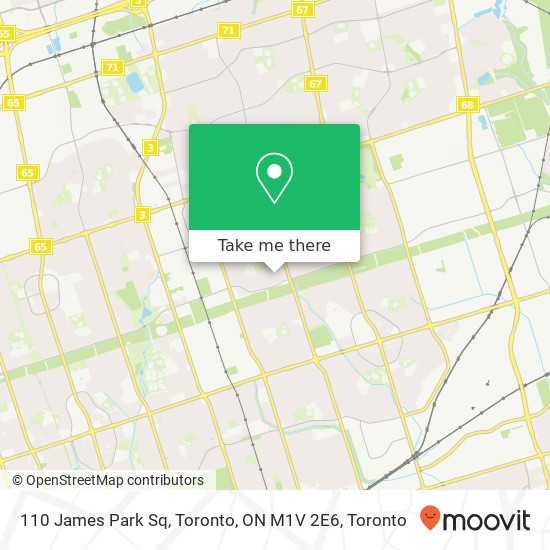 110 James Park Sq, Toronto, ON M1V 2E6 map