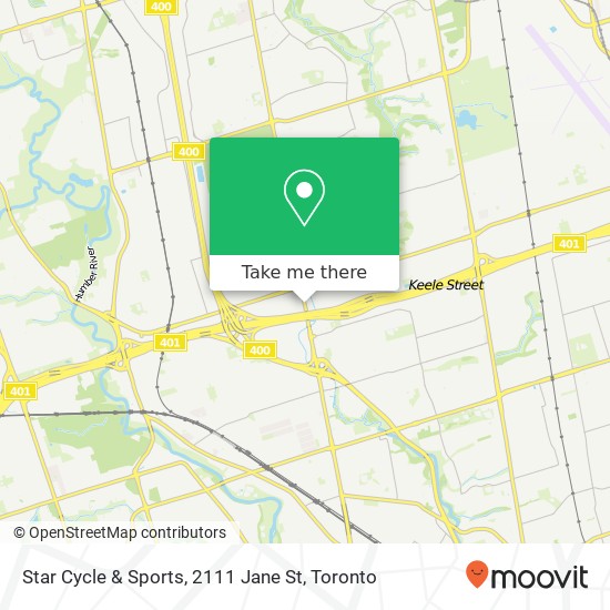 Star Cycle & Sports, 2111 Jane St map