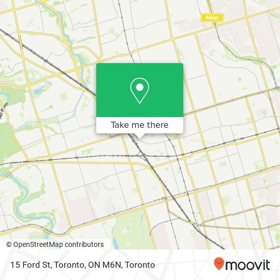 15 Ford St, Toronto, ON M6N map