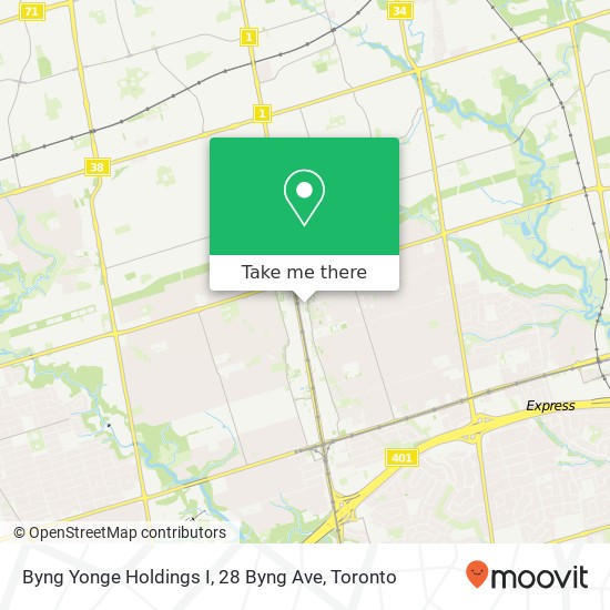 Byng Yonge Holdings I, 28 Byng Ave plan