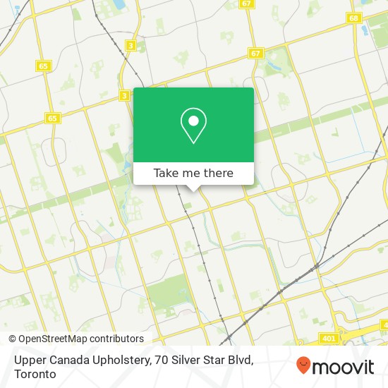 Upper Canada Upholstery, 70 Silver Star Blvd map