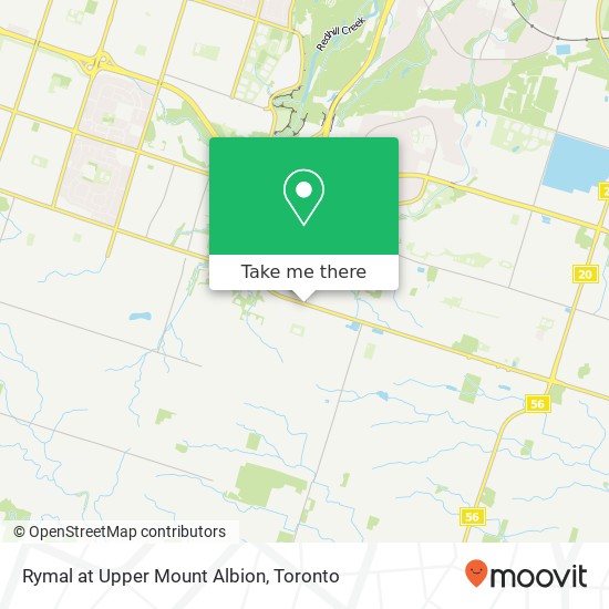 Rymal at Upper Mount Albion map