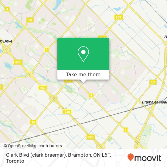Clark Blvd (clark braemar), Brampton, ON L6T plan