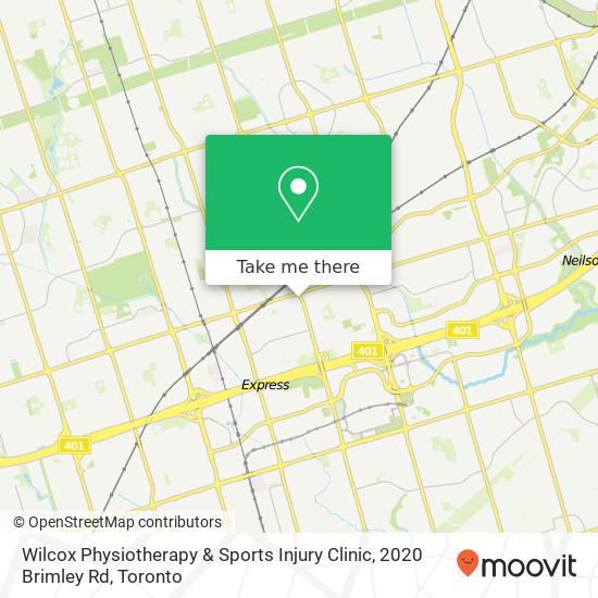 Wilcox Physiotherapy & Sports Injury Clinic, 2020 Brimley Rd plan