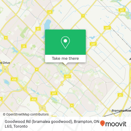 Goodwood Rd (bramalea goodwood), Brampton, ON L6S map