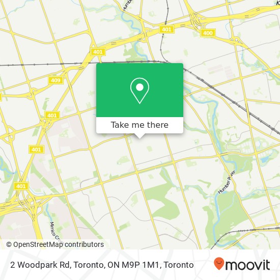 2 Woodpark Rd, Toronto, ON M9P 1M1 plan