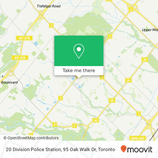 20 Division Police Station, 95 Oak Walk Dr map