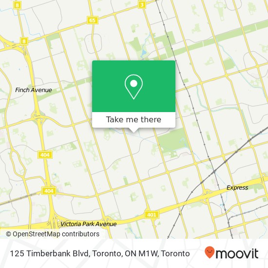 125 Timberbank Blvd, Toronto, ON M1W map