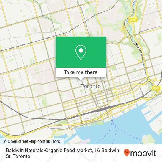 Baldwin Naturals-Organic Food Market, 16 Baldwin St map