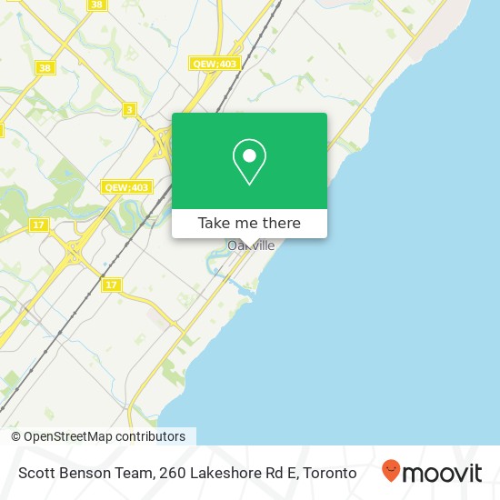 Scott Benson Team, 260 Lakeshore Rd E map