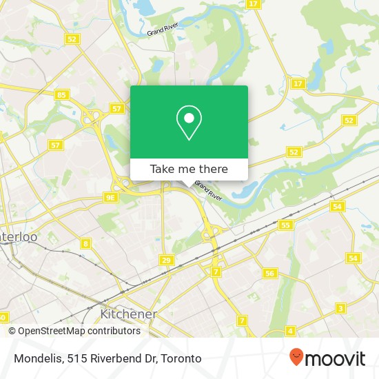 Mondelis, 515 Riverbend Dr map