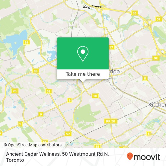 Ancient Cedar Wellness, 50 Westmount Rd N map