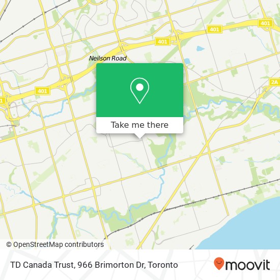 TD Canada Trust, 966 Brimorton Dr map