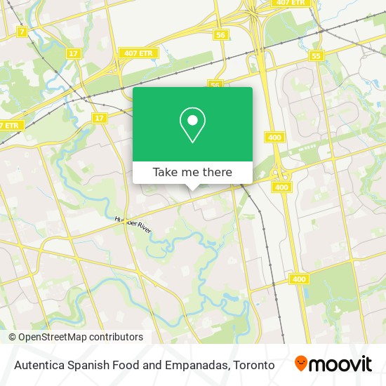 Autentica Spanish Food and Empanadas map