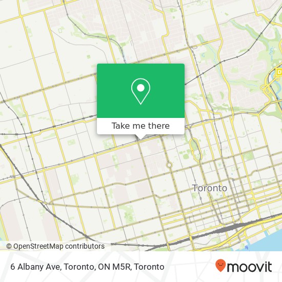 6 Albany Ave, Toronto, ON M5R plan