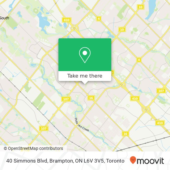 40 Simmons Blvd, Brampton, ON L6V 3V5 map