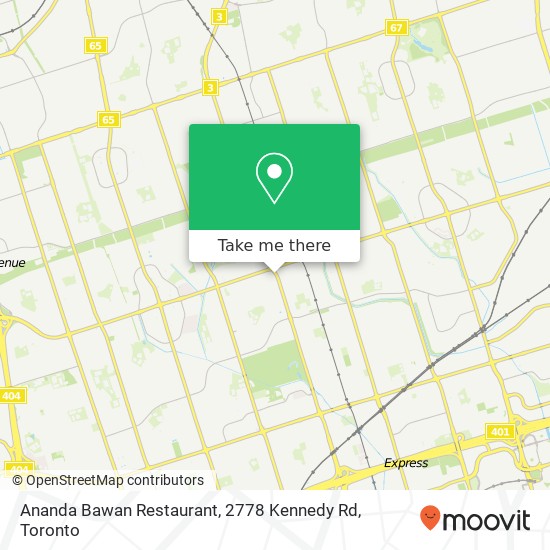 Ananda Bawan Restaurant, 2778 Kennedy Rd map