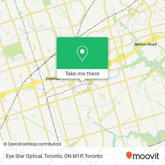 Eye Star Optical, Toronto, ON M1P plan