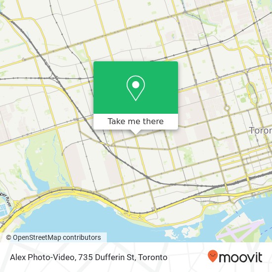 Alex Photo-Video, 735 Dufferin St map