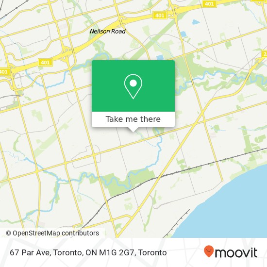 67 Par Ave, Toronto, ON M1G 2G7 map