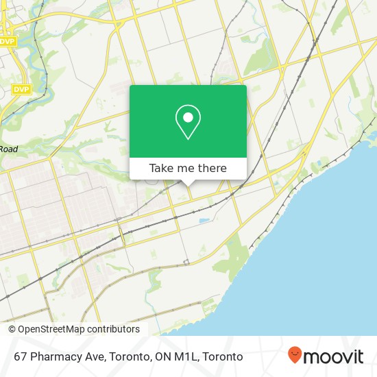 67 Pharmacy Ave, Toronto, ON M1L map