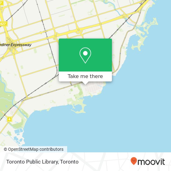 Toronto Public Library map