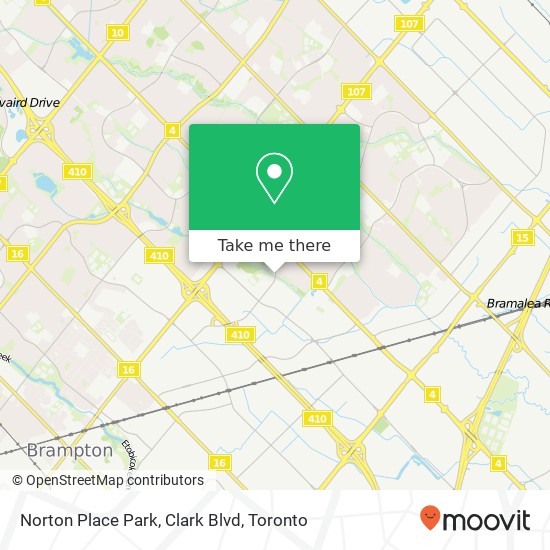 Norton Place Park, Clark Blvd map