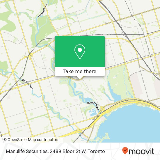 Manulife Securities, 2489 Bloor St W map