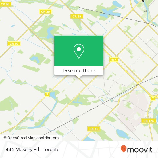 446 Massey Rd. map