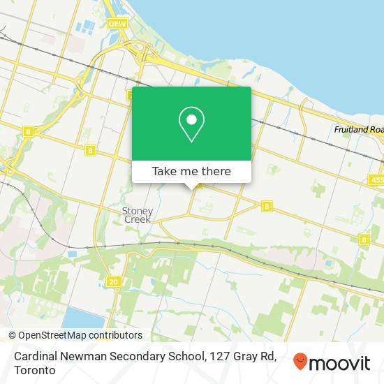 Cardinal Newman Secondary School, 127 Gray Rd map
