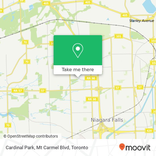 Cardinal Park, Mt Carmel Blvd map