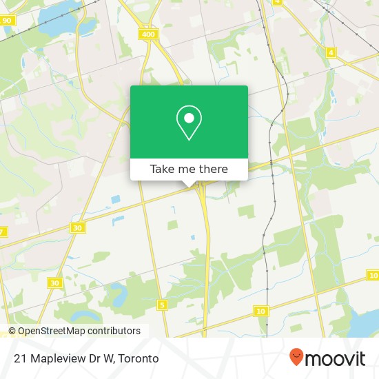 21 Mapleview Dr W map