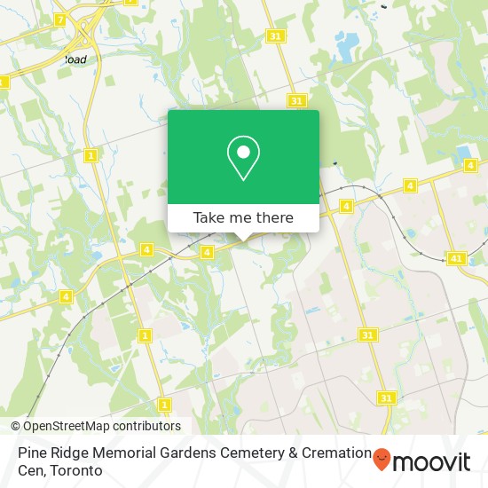 Pine Ridge Memorial Gardens Cemetery & Cremation Cen, 541 Taunton Rd W plan