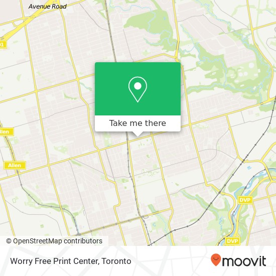 Worry Free Print Center map