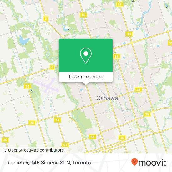 Rochetax, 946 Simcoe St N map