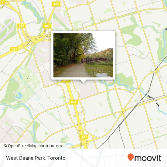 West Deane Park map