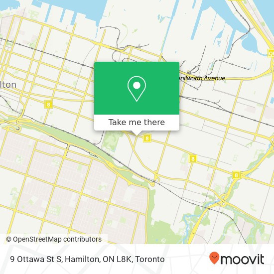 9 Ottawa St S, Hamilton, ON L8K map