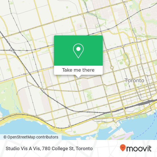 Studio Vis A Vis, 780 College St map