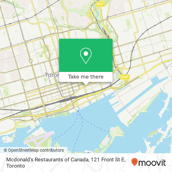 Mcdonald's Restaurants of Canada, 121 Front St E plan