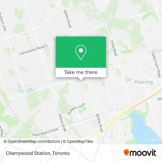 Cherrywood Station map