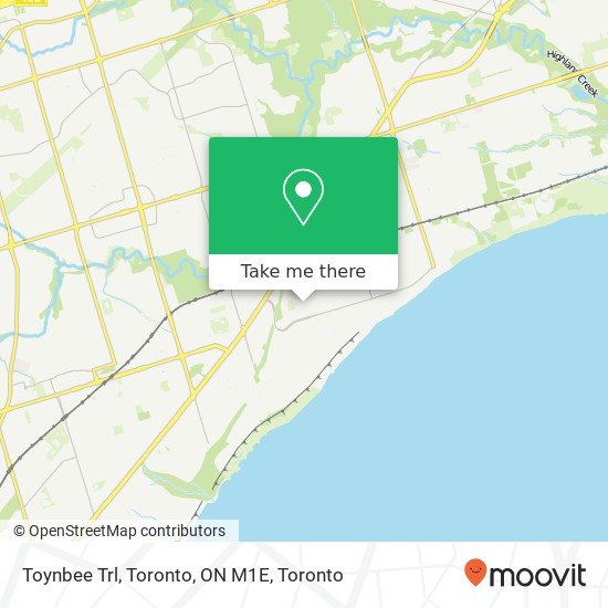 Toynbee Trl, Toronto, ON M1E map