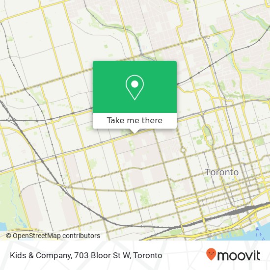 Kids & Company, 703 Bloor St W plan