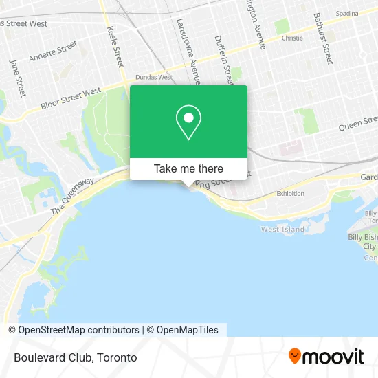 Boulevard Club map
