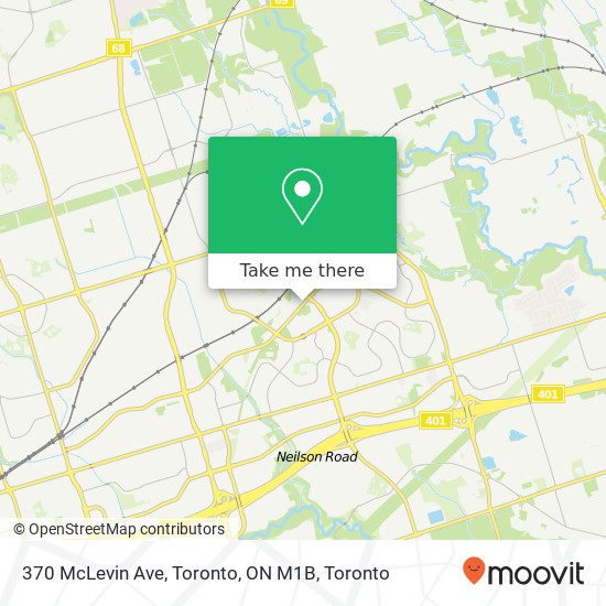 370 McLevin Ave, Toronto, ON M1B map