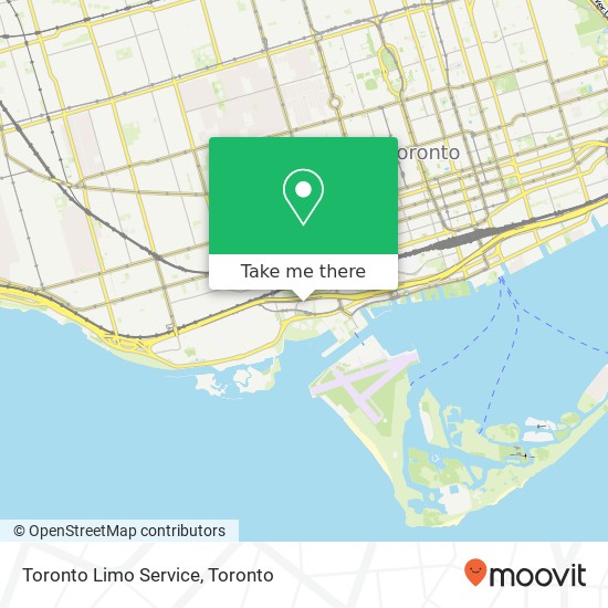 Toronto Limo Service map